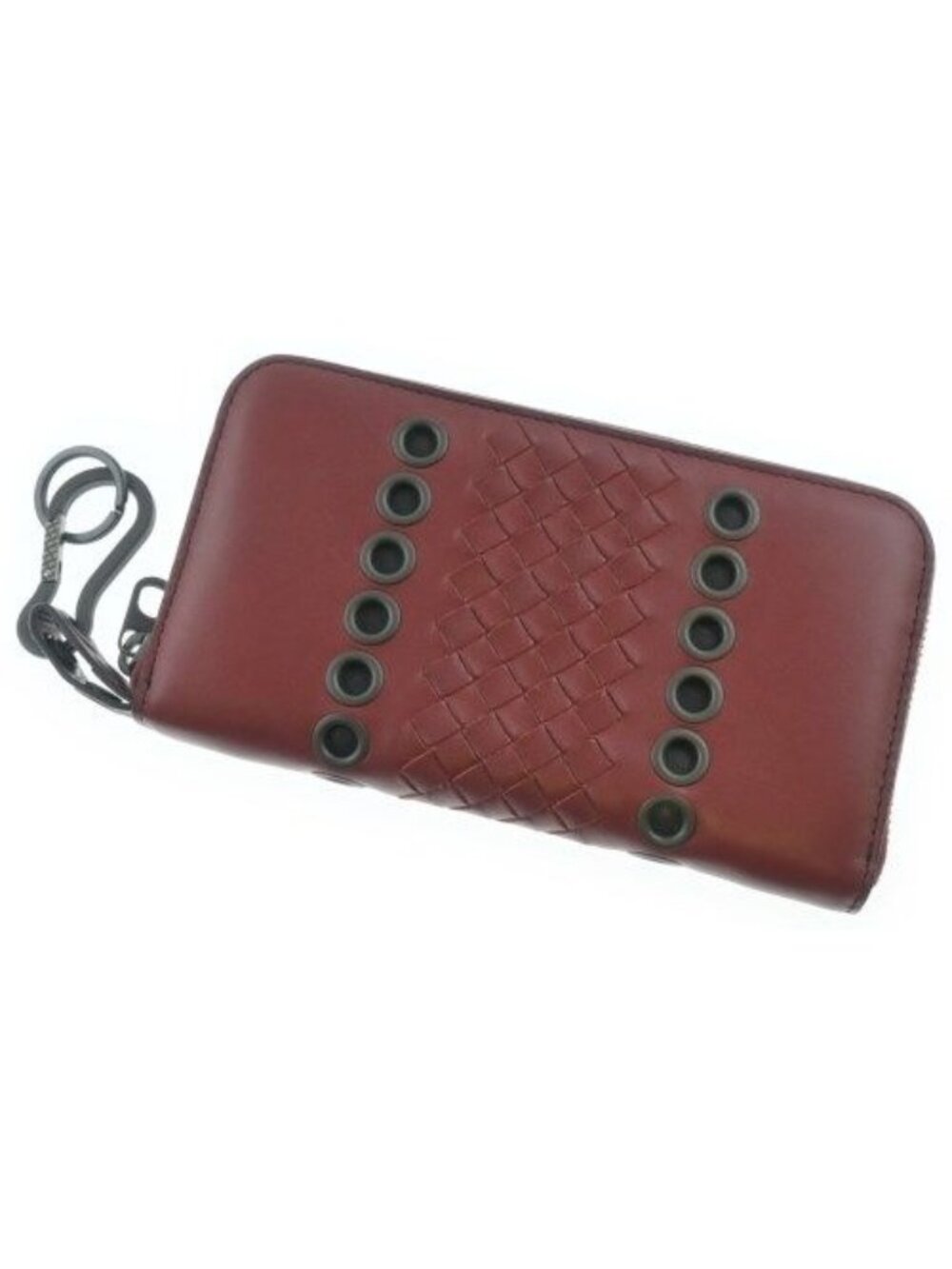 Bottega Veneta Intrecciato Round Zip Wallet Coin Purse